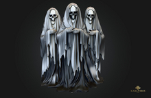 Spectral Trio Sculpture – Gothic Artistic Decor