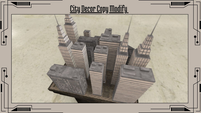City decoration Copy Modify