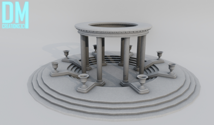 Roman Gazebo A09 Full Perm Mesh