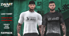 Zwart - Liam T-Shirt - Fatpack