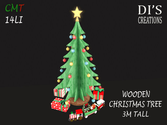 WOODEN CHRISTMAS TREE