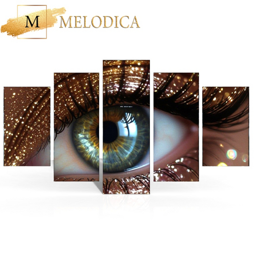 Sparkly Eyeshadow Pictures Wall Decor