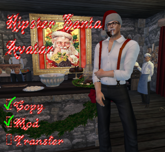 Hipster Santa Avatar