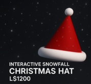 Aqshaquinn – Interactive Snowfall Christmas Hat