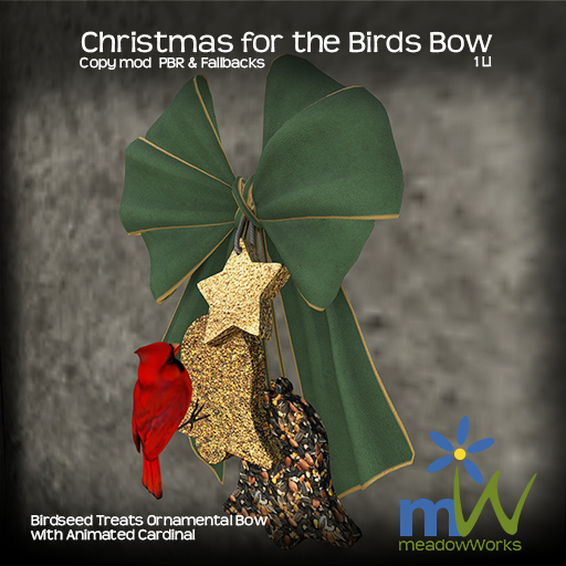 Bow for Birds with Cardinal