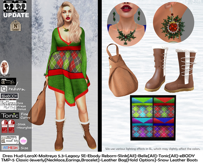 [NF] - Female Outfit - [Winter Checked] - UPDATE