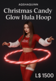 Aqshaquinn – Christmas Candy Glow Hula Hoop | Festive Spinning Animation Fun (Copy/Modify)