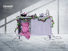 Crowded Room - Holiday Console - Pink / White 
