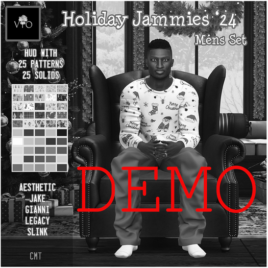 ViO HOLIDAY JAMMIES 24 MENS DEMO