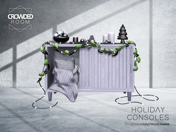 Crowded Room - Holiday Console - Black / White