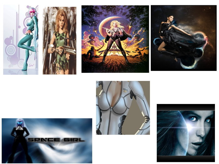 Space Girl Textures BOX