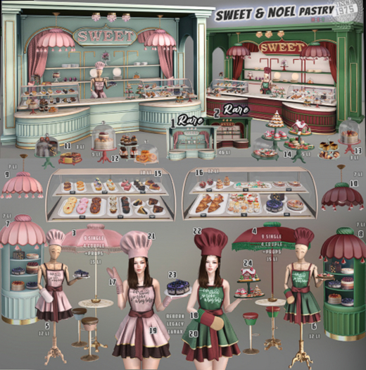 Second Life Marketplace - 23.[Since1975] Sweet & Noel Pastry - Cake ...