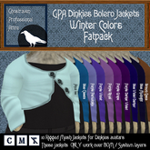 GPA Dinkies Bolero Jacket - Fatpack Winter Colors