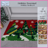 Holiday Doormat - B - { collect }