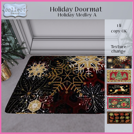 Holiday Doormat - A - { collect }