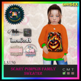 *LBD* Scary Pumpkin Sweater - Kids