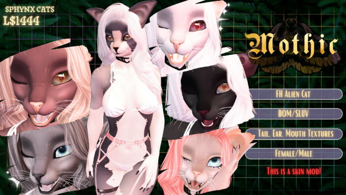 ::M:: MOTHIC Sphynx Cats Pack