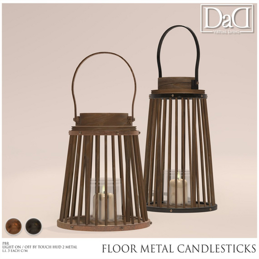 DaD - Floor Metal Candlesticks - v.1.0  