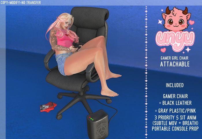 [unyu] Gamer Girl Chair
