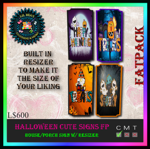 *LBD* Halloween Cute Signs FP