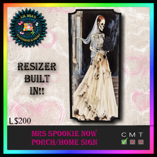 *LBD*  Mrs Spookie Now (Resizable)