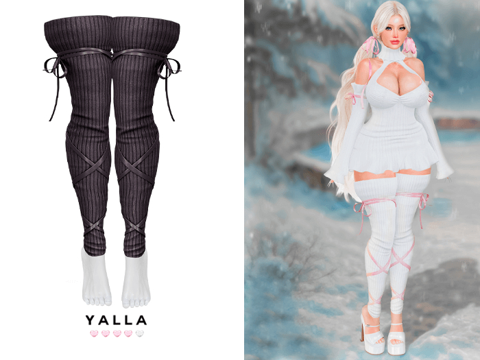 #Unpack me! YALLA ~ Aimee Leg Warmer [GREY]