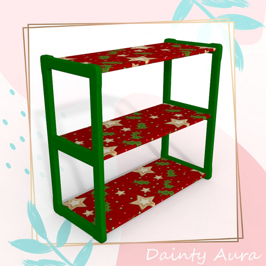 Christmas Plastic Shelf Furniture Decor