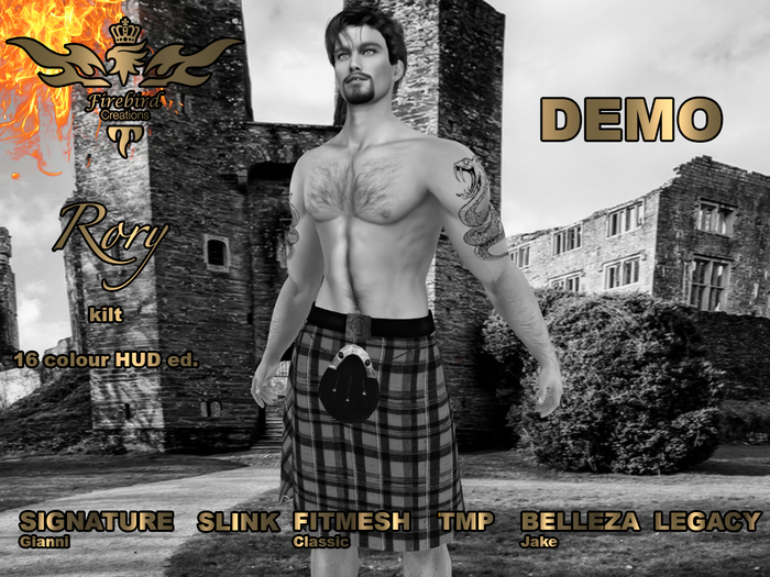 Firebird Rory kilt DEMO