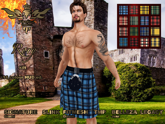 Firebird Rory kilt