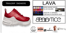 Baiastice_Trailgrip Sneakers-Lava