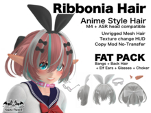 SnowPastel Ribbonia Hair FATPACK