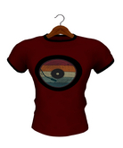 RED VINYL T SHIRT