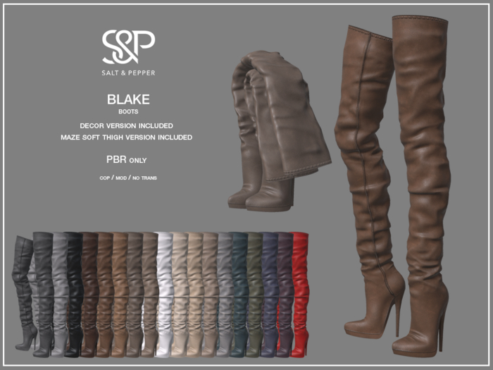 S&P Blake leather boots Legacy