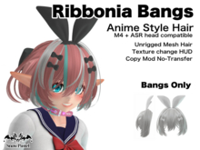SnowPastel Ribbonia Bangs
