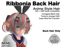 SnowPastel Ribbonia Back Hair