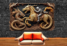 Wall Deco Sticker Mural Knight 4