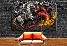 Wall Deco Sticker Mural Knight 1