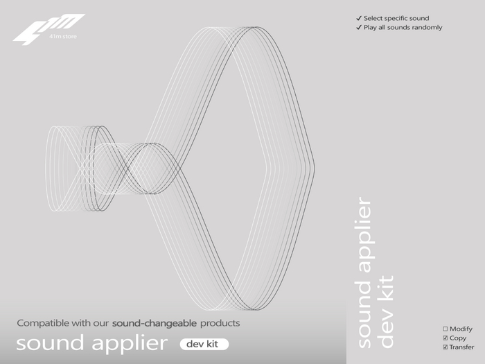 41m / Sound Applier / Dev Kit