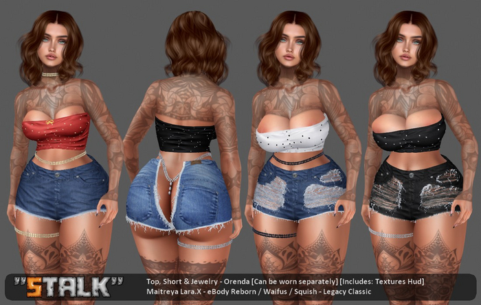 Top, Short & Jewelry - Orenda