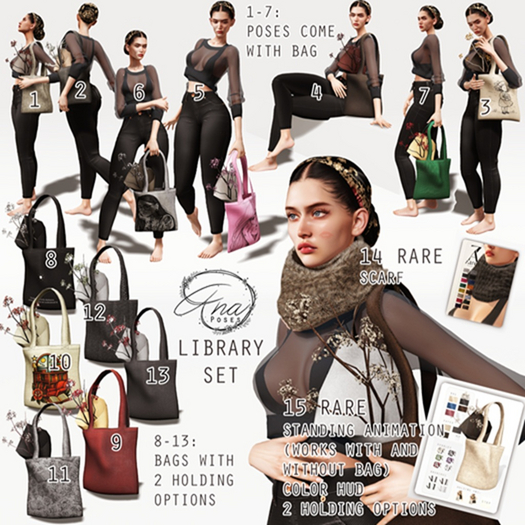 Ana Poses - Library 15 RARE