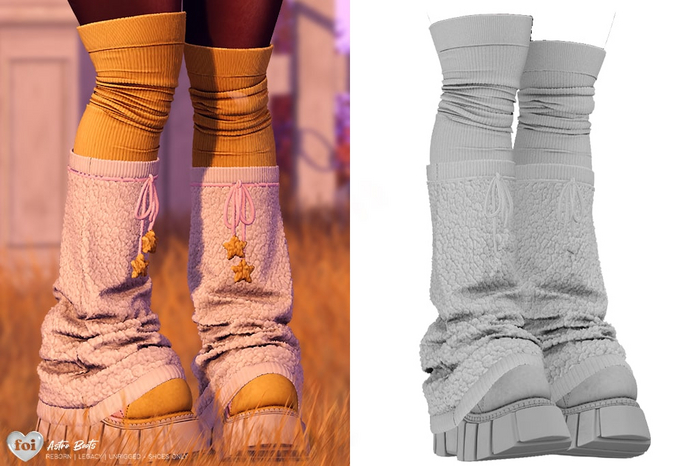 FOI - ASTRO BOOTS . WHITE