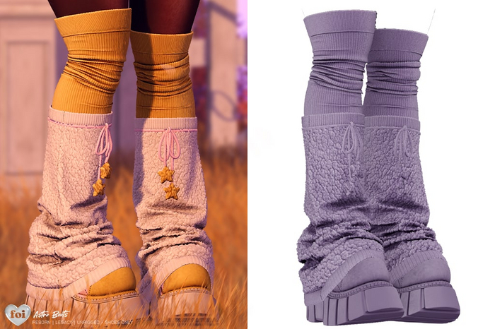 FOI - ASTRO BOOTS . LILAC