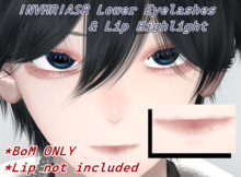!NVMR!ASR Lower Eyelashes & Lip Highlight