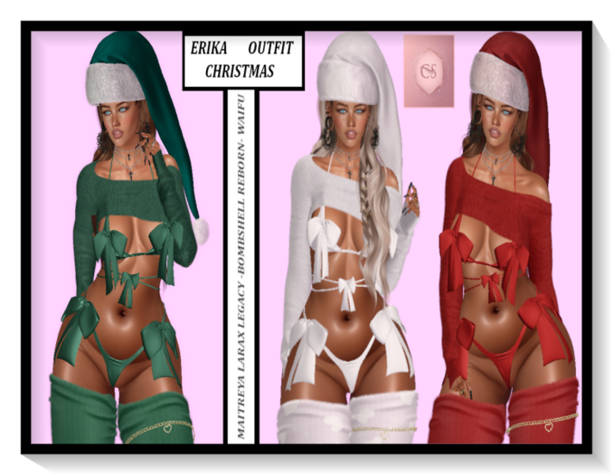 .:ERIKA OUTIFT CHRISTIMAS [hud]:. Unpacker HUD