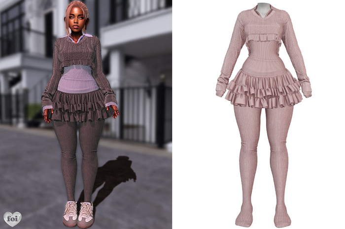 FOI - CORA OUTFIT . PINK