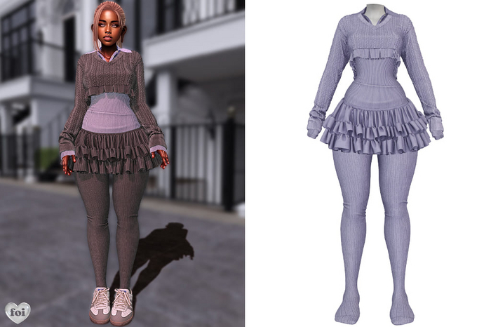 FOI - CORA OUTFIT . LILAC