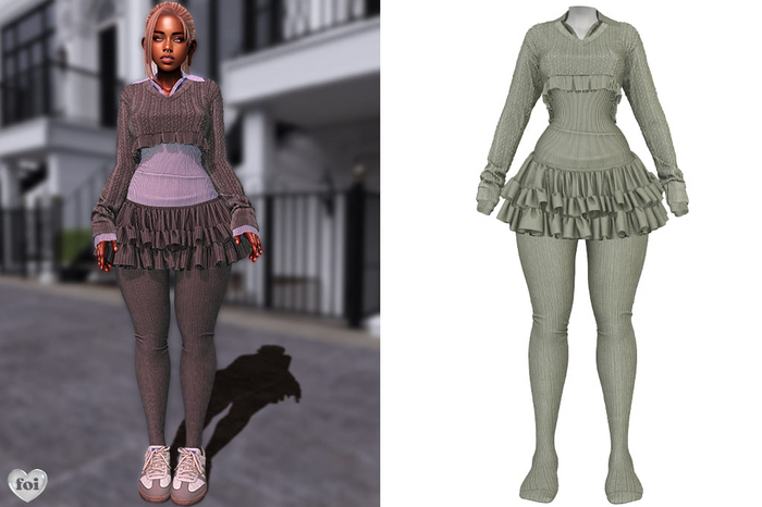 FOI - CORA OUTFIT . GREEN