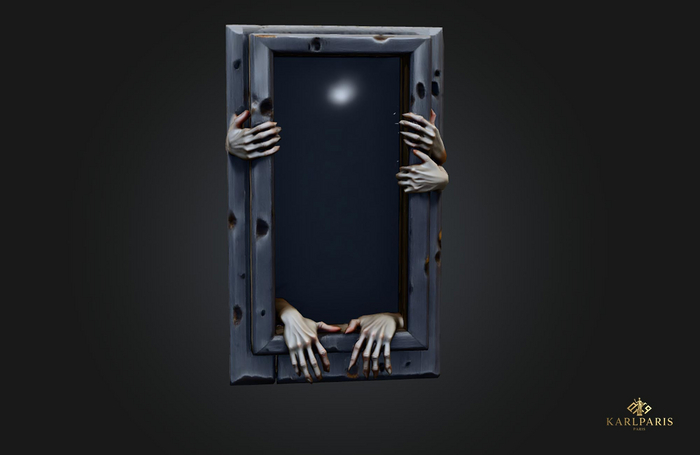 Dark Portal Painting – Gothic Wall Art Decor
