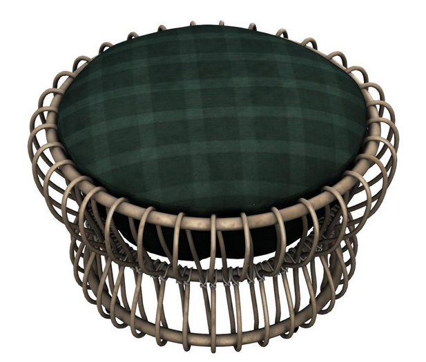 Trompe Loeil - Basket Stool