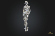 Robotic Elegance Statue – Futuristic Gothic Decor Sculpture